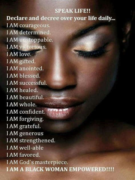 black affirmation quotes